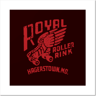 Vintage Royal Roller Rink Hagerstown Maryland Posters and Art